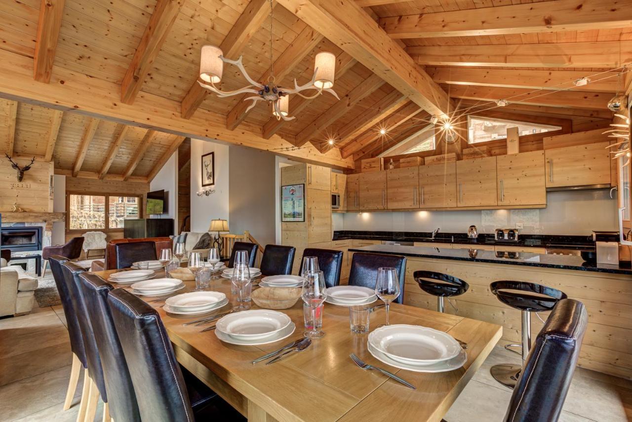 Chalet Le Cerf La Tzoumaz Eksteriør bilde