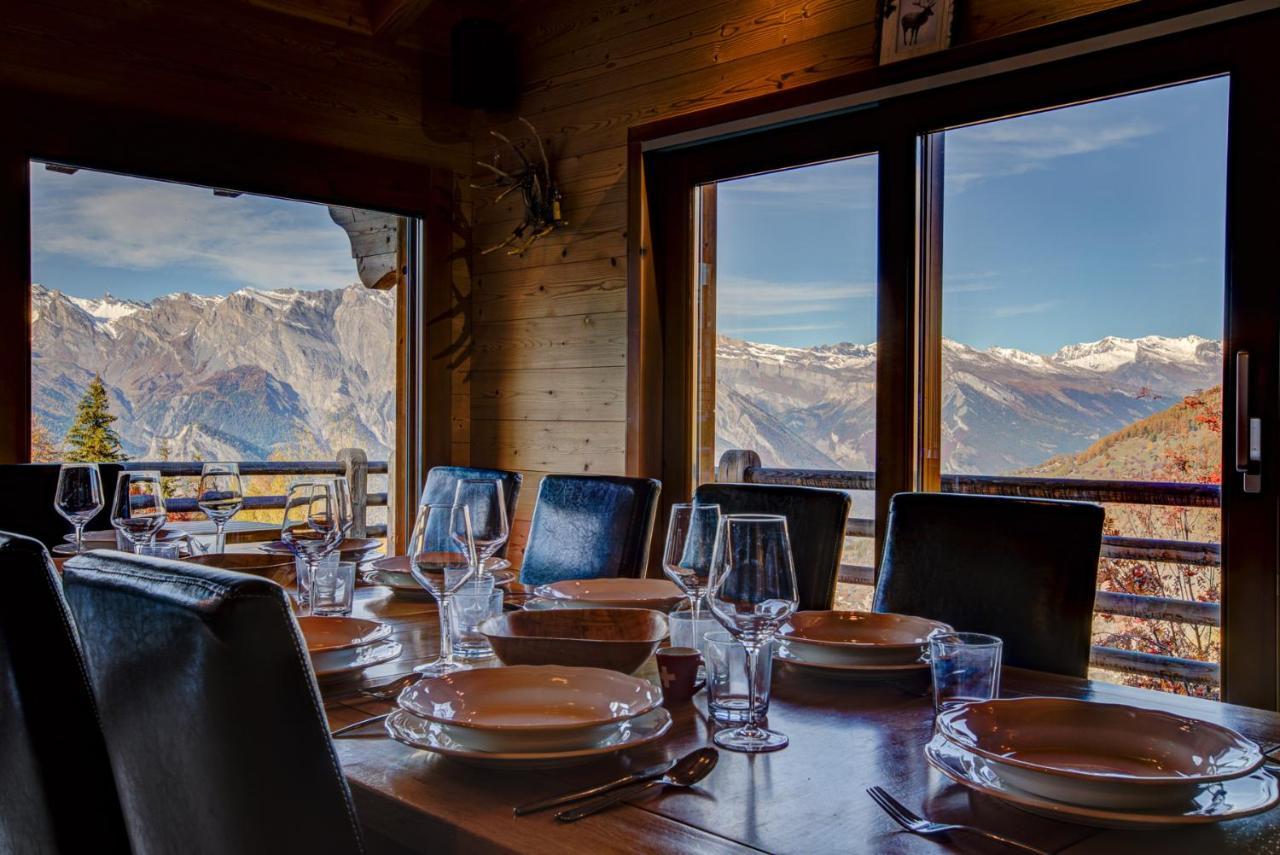 Chalet Le Cerf La Tzoumaz Eksteriør bilde