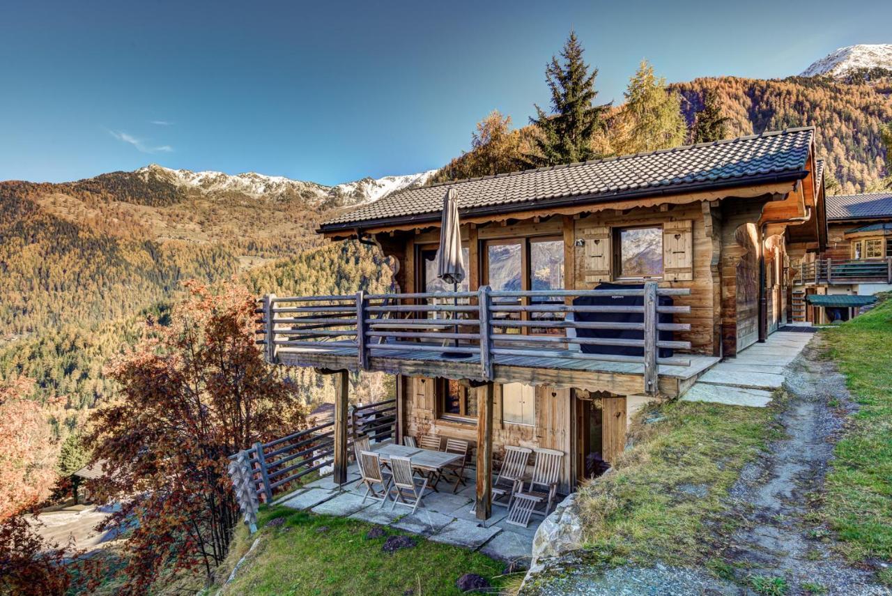 Chalet Le Cerf La Tzoumaz Eksteriør bilde